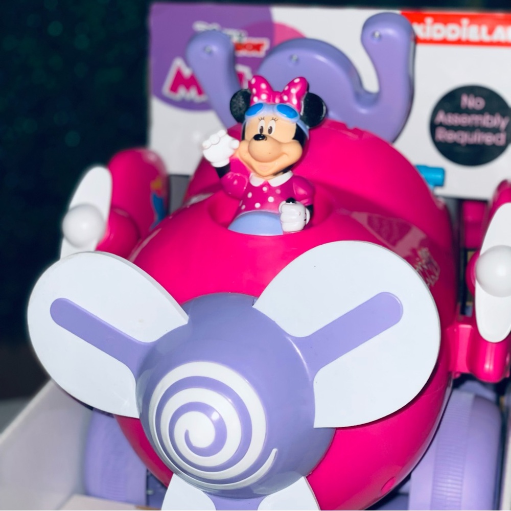 Kiddieland Disney Minnie Mouse Clubhouse Plane Light & Sound Deluxe Plane